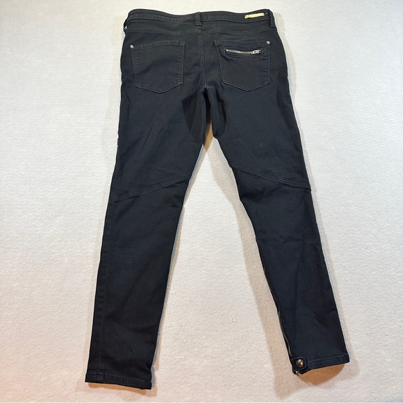 Pilcro & The Letterpress Serif Black Mid Rise Skinny Jeans Women’s 30 Zip - Picture 11 of 11